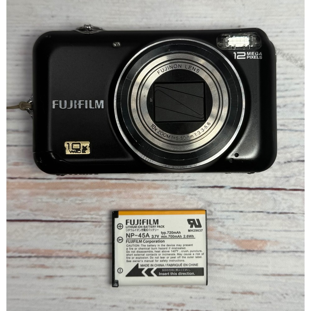 Fujifilm FinePix JZ300 Digital Camera Black 12MP 10x Optical Zoom HD Movie READ - Picture 10 of 11